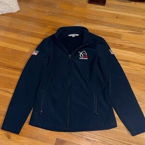 US Equestrian Navy soft shell jacket